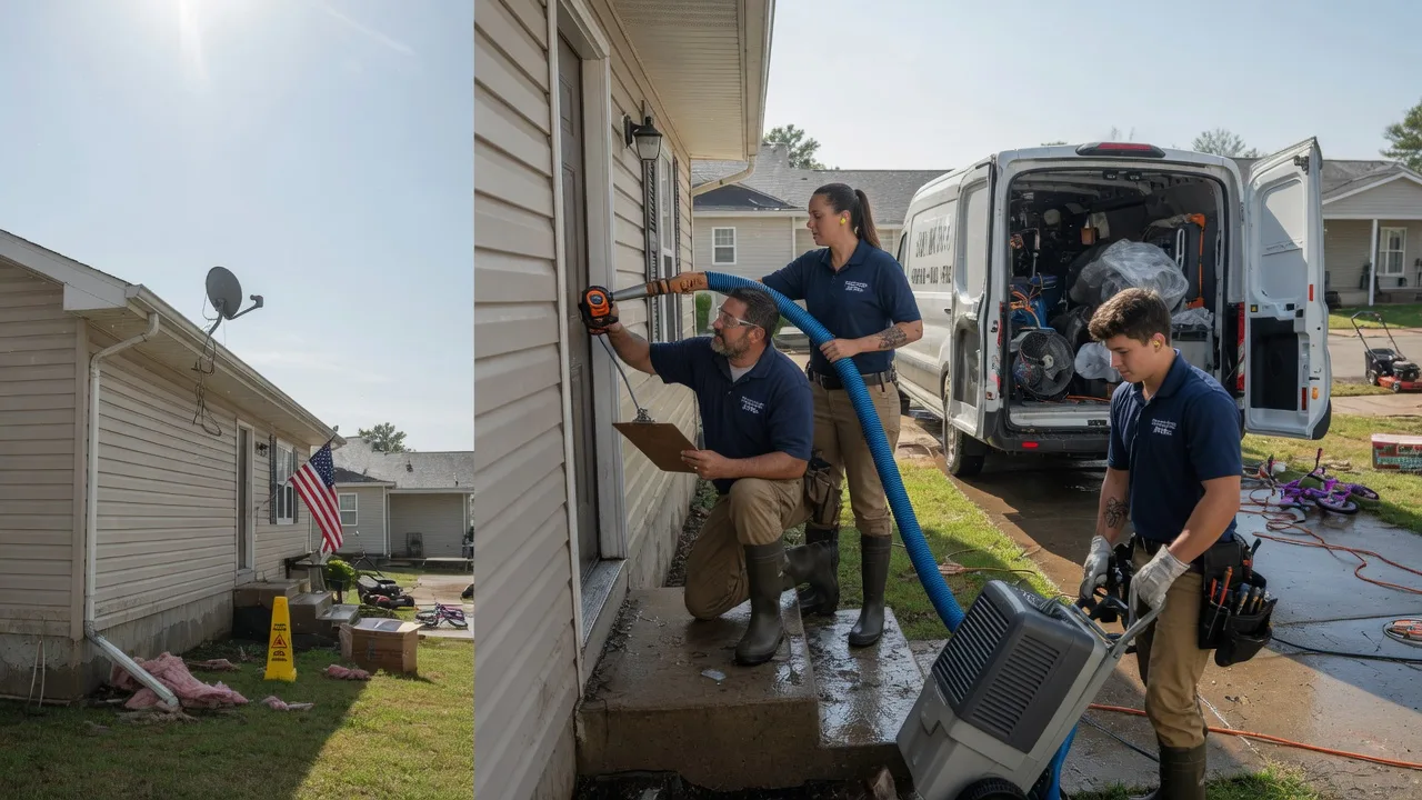 Ceiling Water Damage Restoration in Vassar, KS near me